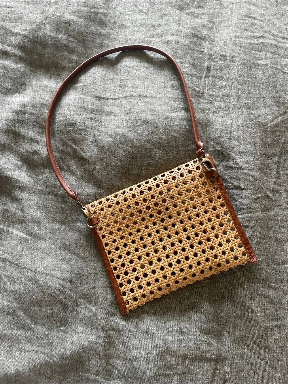 Rose Gold Crystal Envelope Clutch